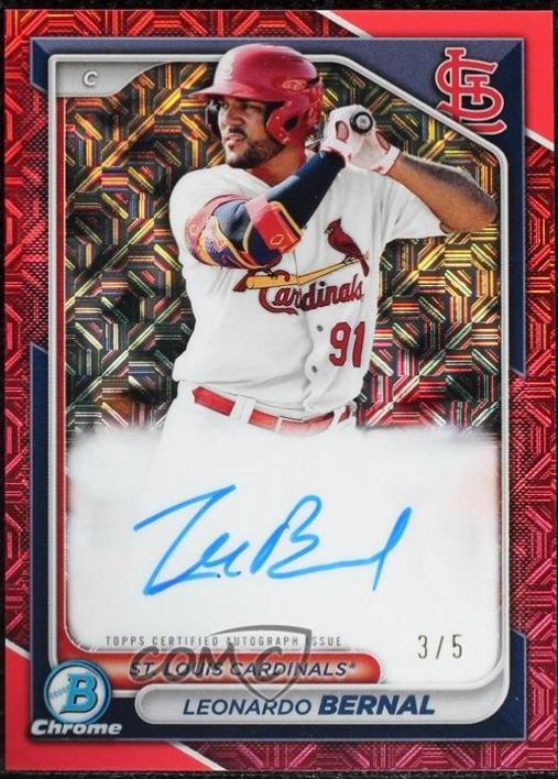 Leonardo Bernal [Red Mojo Refractor] #BMA-LB