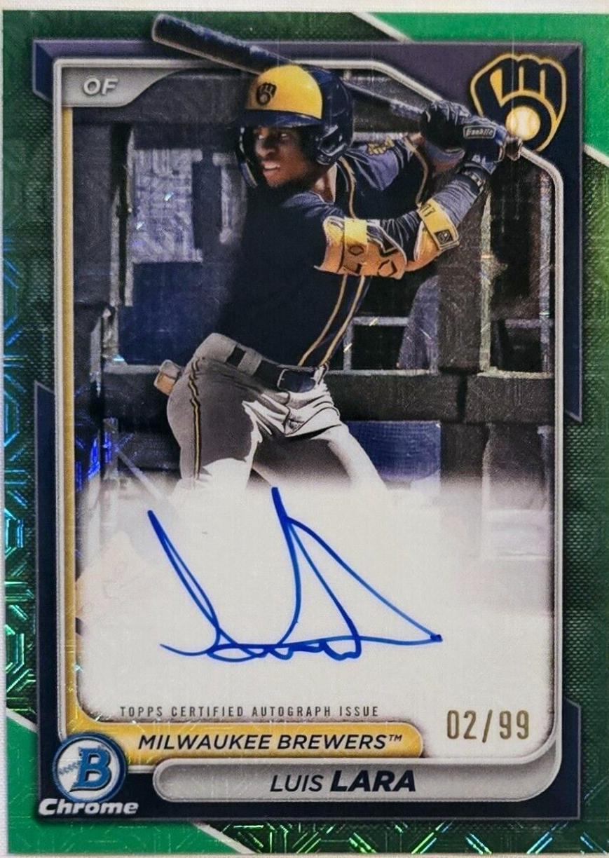 Luis Lara [Green Mojo Refractor] #BMA-LL
