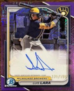 Luis Lara [Purple Mojo Refractor] #BMA-LL