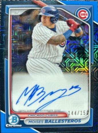 Moises Ballesteros [Blue Mojo Refractor] #BMA-MB