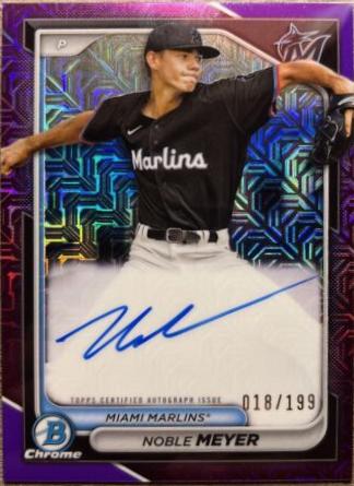 Noble Meyer [Purple Mojo Refractor] #BMA-NM