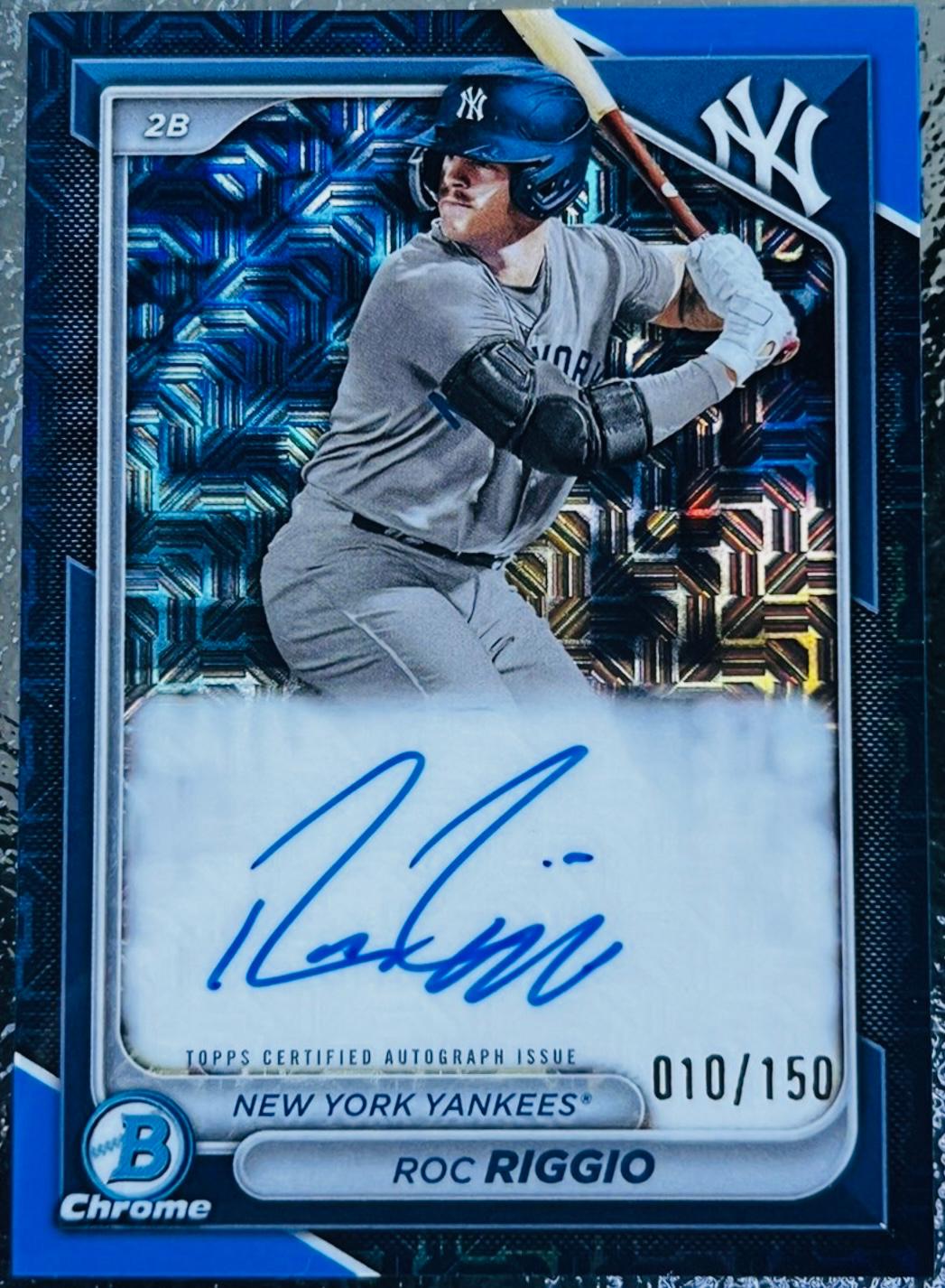Roc Riggio [Blue Mojo Refractor] #BMA-RR