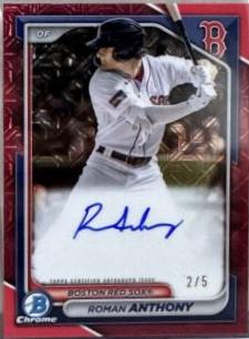 Roman Anthony [Red Mojo Refractor] #BMA-RA