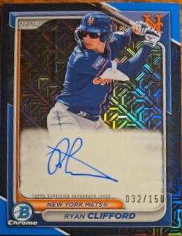 Ryan Clifford [Blue Mojo Refractor] #BMA-RC