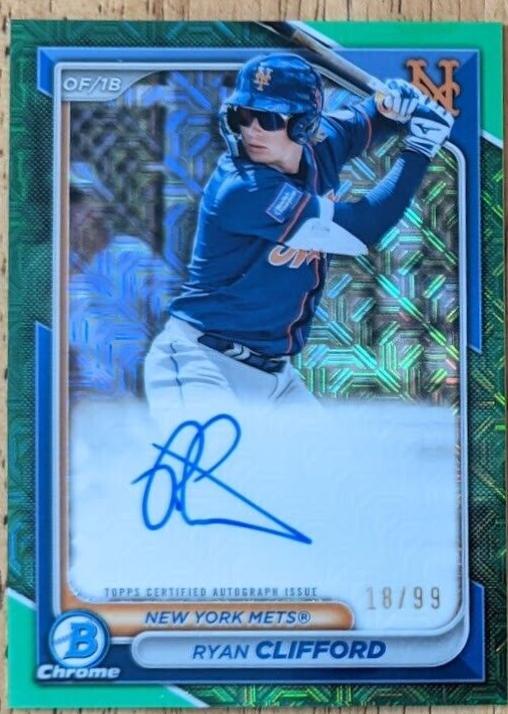 Ryan Clifford [Green Mojo Refractor] #BMA-RC