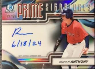 Roman Anthony [Orange Refractor] #PCS-RAN