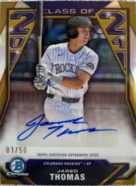 Jared Thomas [Gold Refractor] #C24-JTH