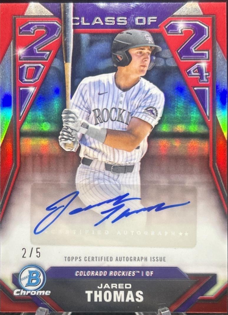 Jared Thomas [Red Refractor] #C24-JTH