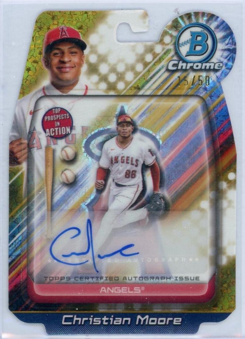 Christian Moore [Gold Mini-Diamond Refractor] #BIA-CM