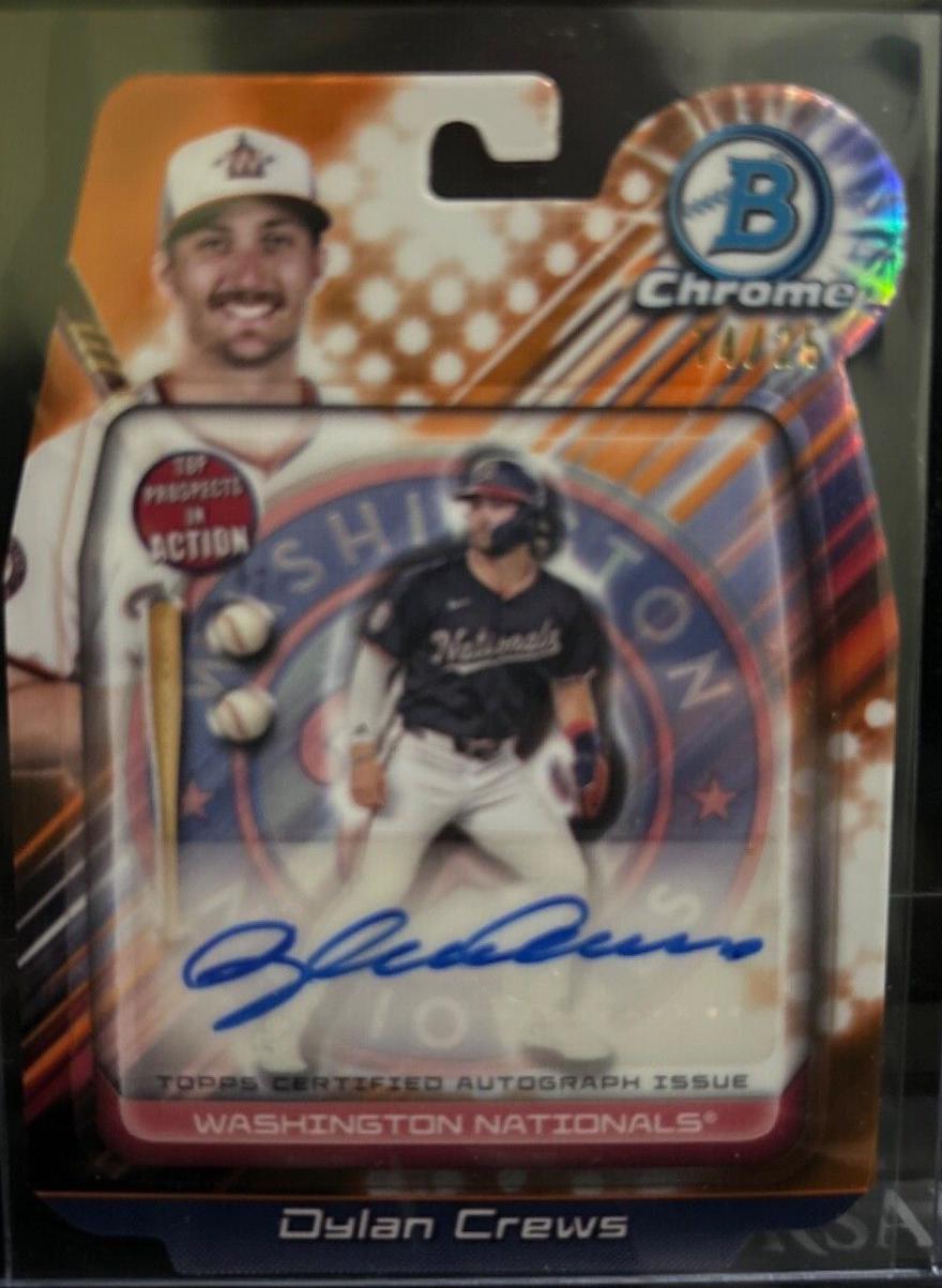 Dylan Crews [Orange Refractor] #BIA-DC