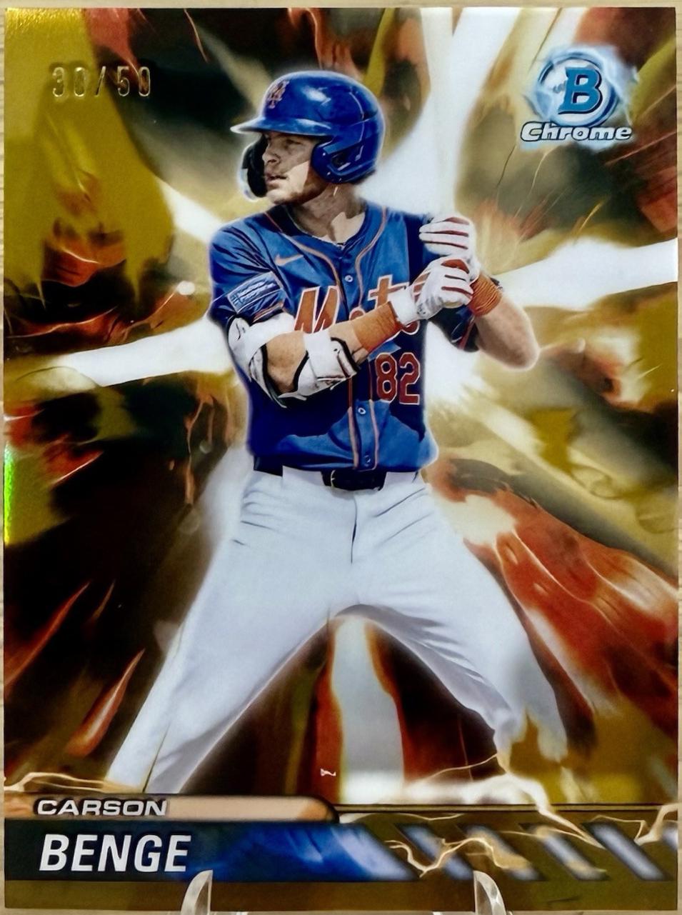 Carson Benge [Gold Refractor] #PP-8