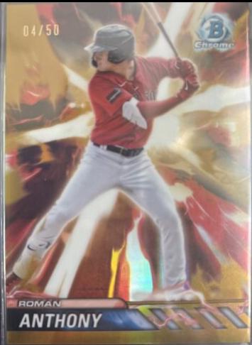 Roman Anthony [Gold Refractor] #PP-18