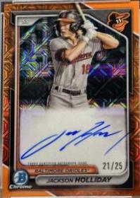 Jackson Holliday [Orange Refractor] #BMA-JH