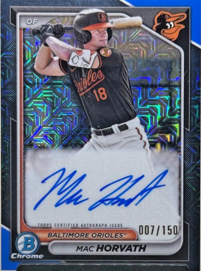 Mac Horvath [Blue Refractor] #BMA-MH