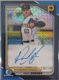 Paul Skenes [Blue Refractor] #BMA-PS
