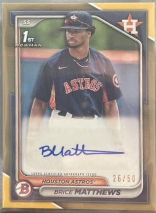 Brice Matthews [Gold] #PPRA-BM