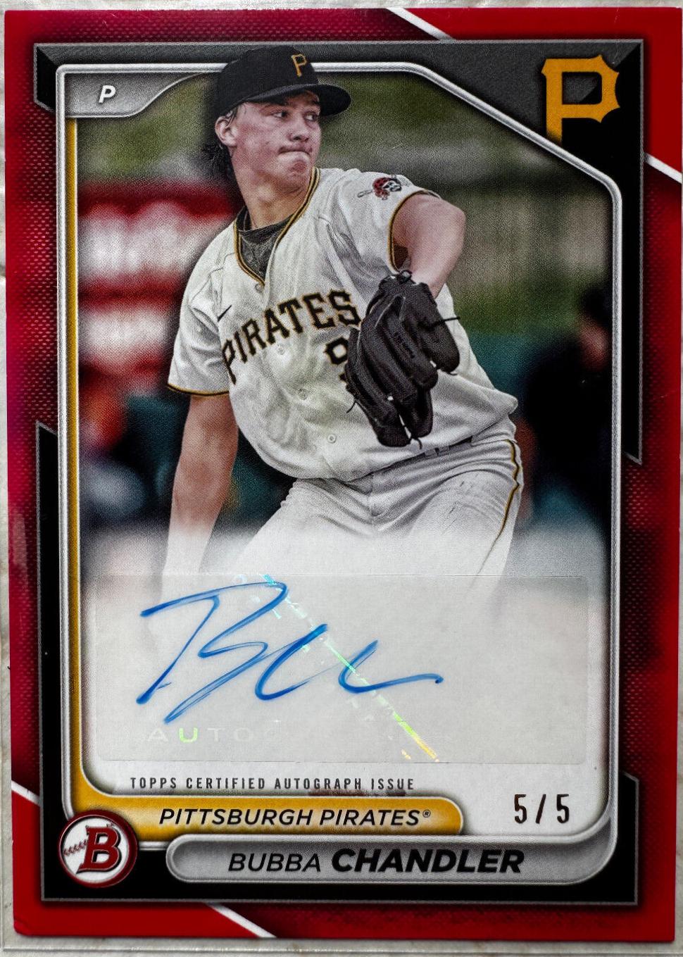 Bubba Chandler [Red] #PPRA-BC