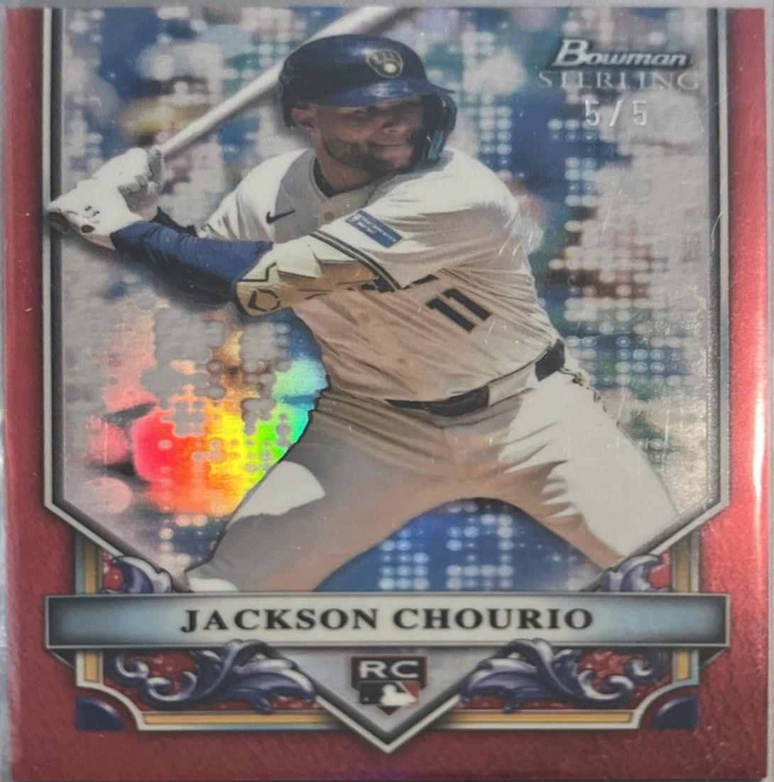 Jackson Chourio [Red Scintillate Refractor] #BSR-26