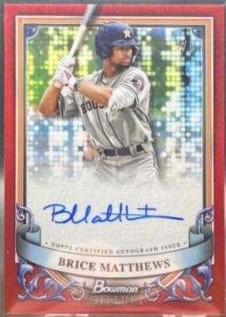 Brice Matthews [Red] #PA-BMA
