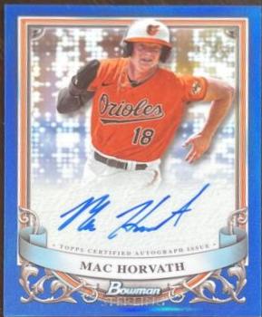 Mac Horvath [Blue Refractor] #PA-MH
