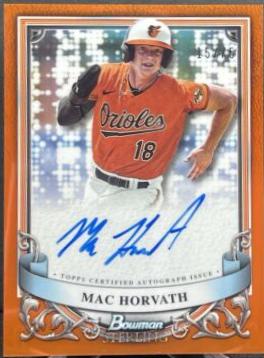 Mac Horvath [Orange Refractor] #PA-MH