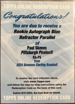 Paul Skenes [Blue] #RA-PS