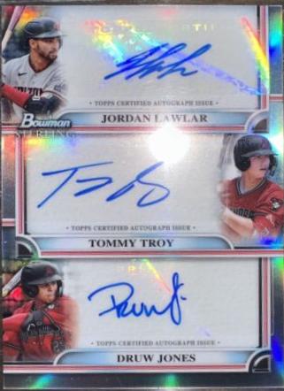 Druw Jones / Jordan Lawlar / Tommy Troy #TRA-LTJ