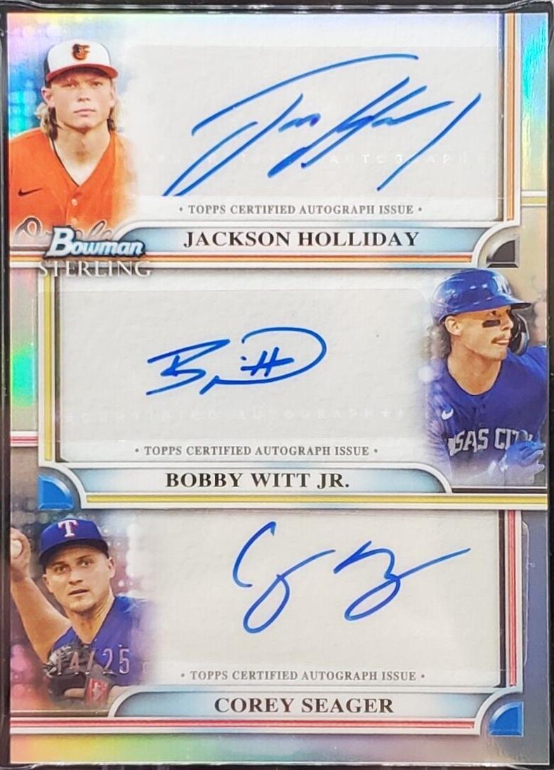 Jackson Holliday / Corey Seager / Bobby Witt Jr. #TRA-HWS