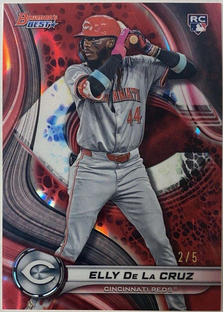 Elly De La Cruz [Red Lava Refractor] #20