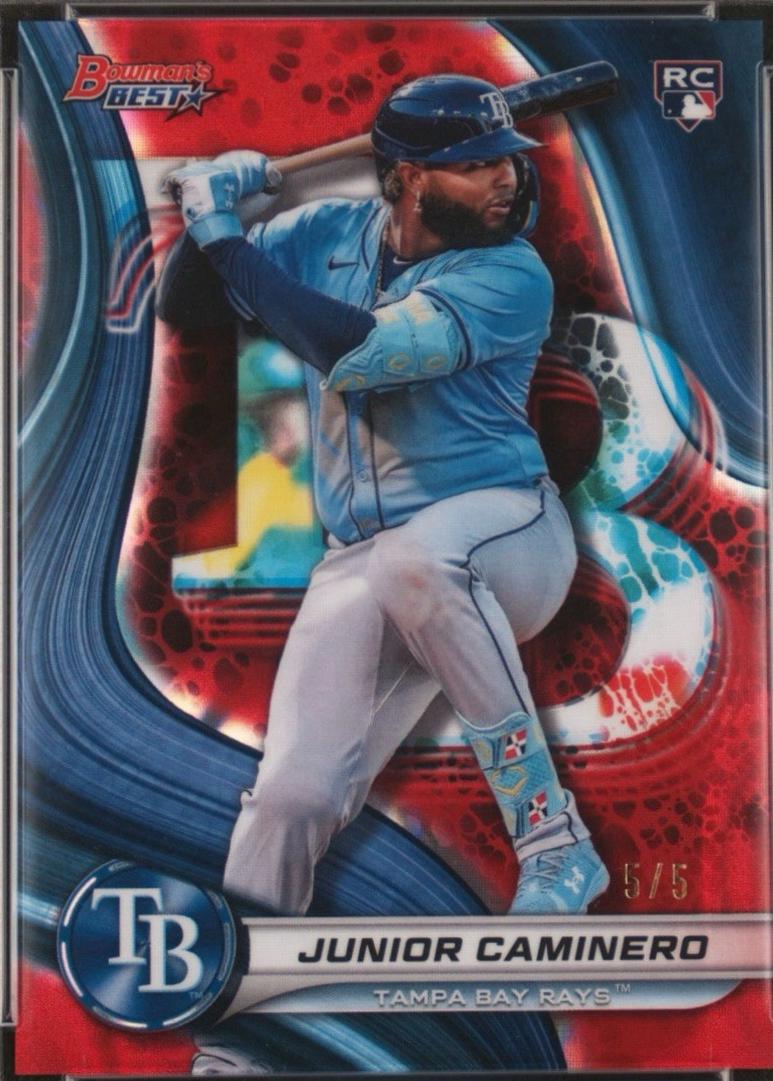 Junior Caminero [Red Lava Refractor] #62