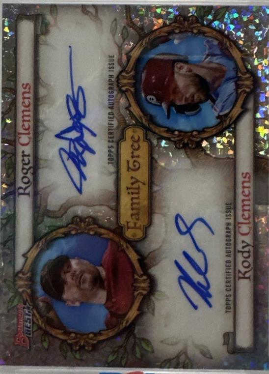 Roger Clemens / Kody Clemens [Mini-Diamond Refractor] #FDA-CS