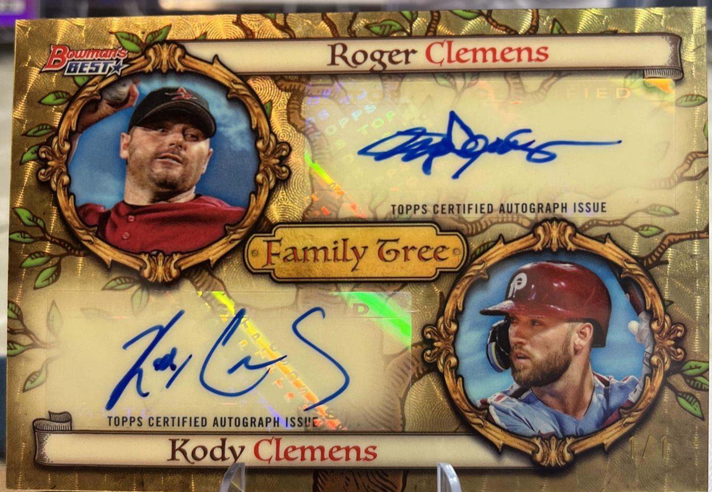 Roger Clemens / Kody Clemens [Superfractor] #FDA-CS