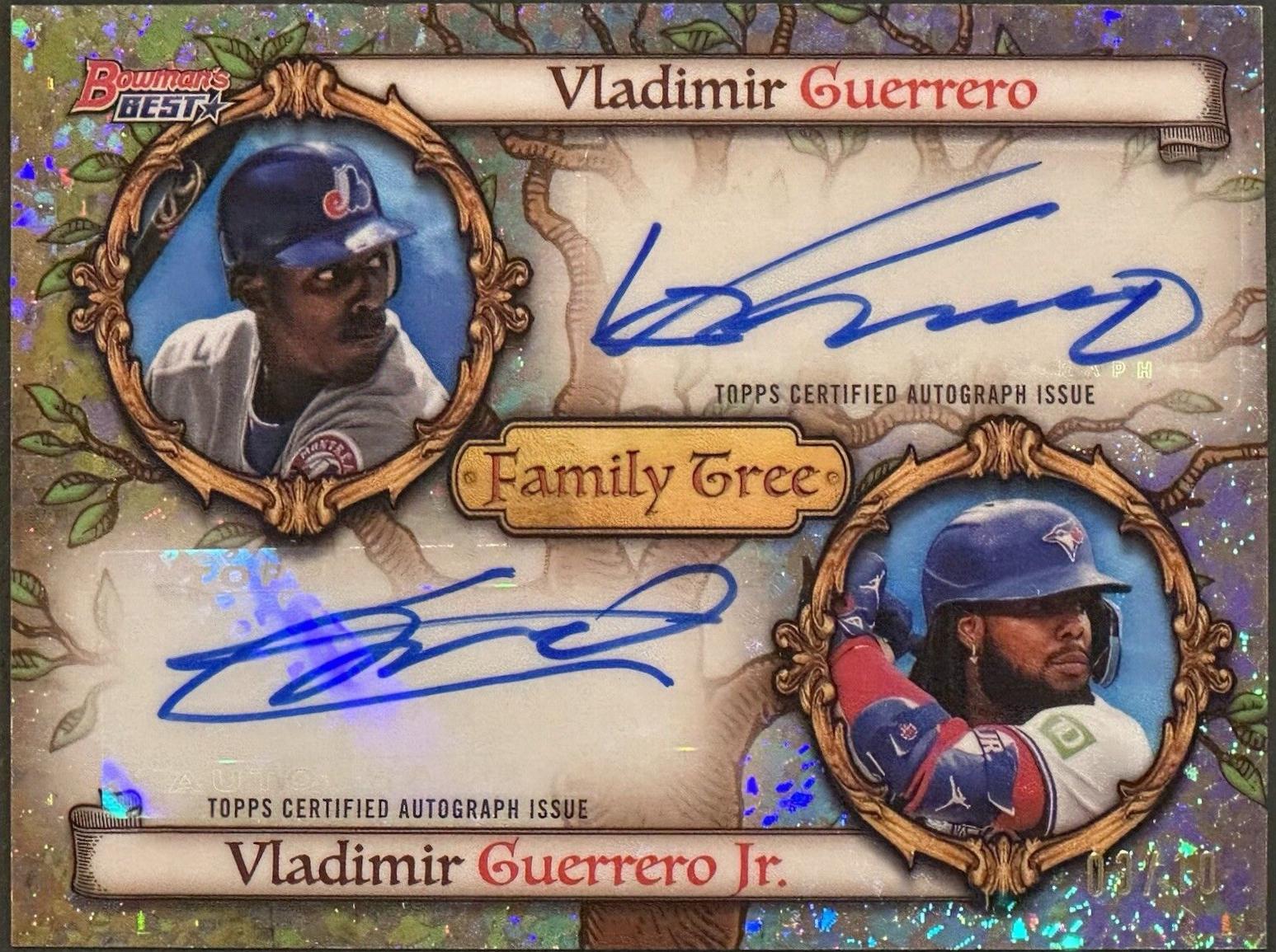 Vladimir Guerrero / Vladimir Guerrero Jr. [Mini-Diamond Refractor] #FDA-GG