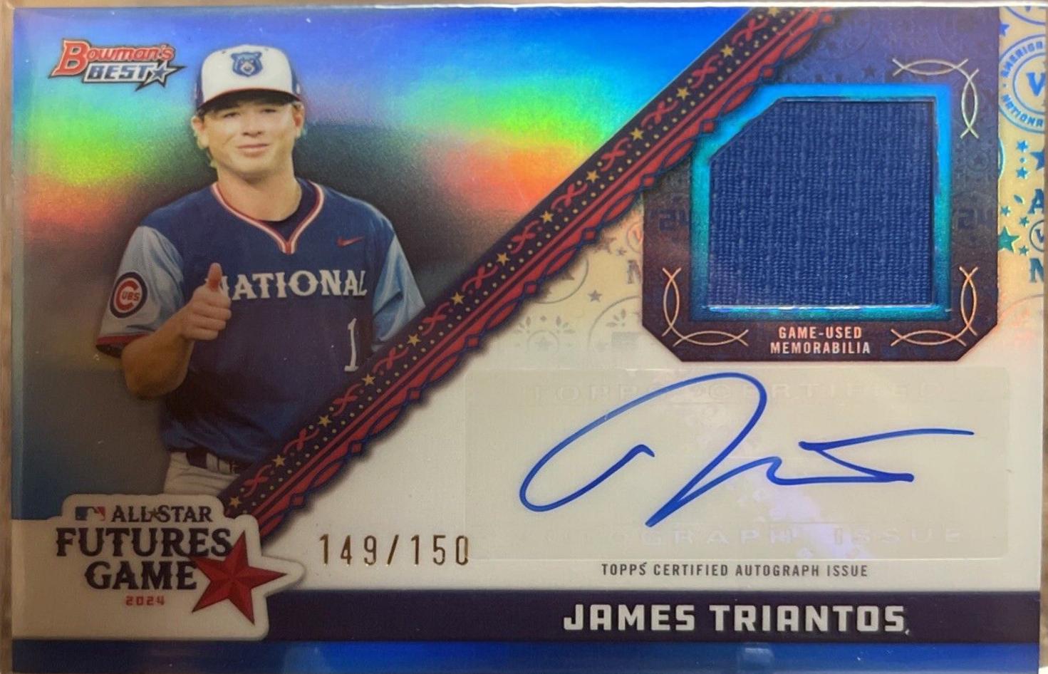James Triantos [Blue Refractor] #FGRA-JT