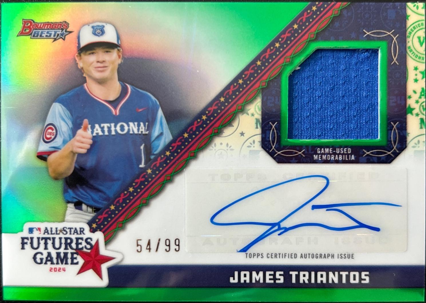 James Triantos [Green Refractor] #FGRA-JT