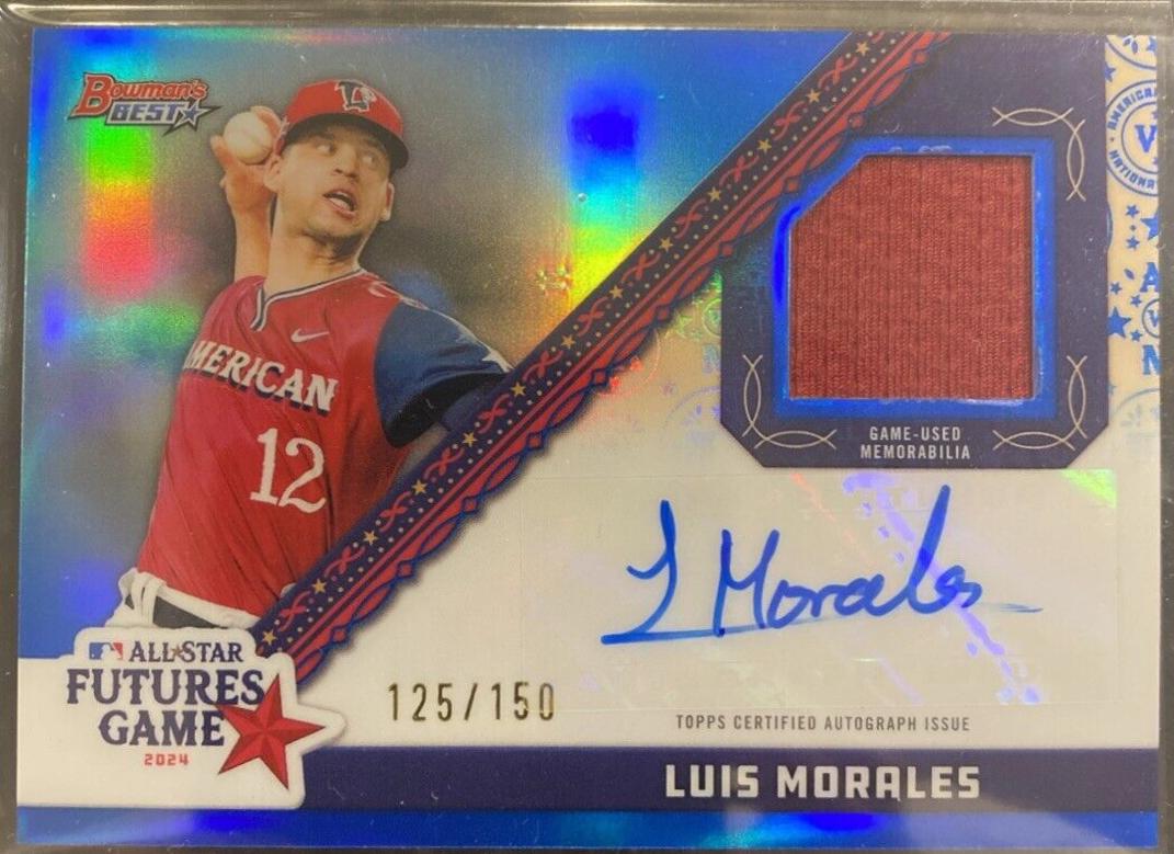 Luis Morales [Blue Refractor] #FGRA-LM