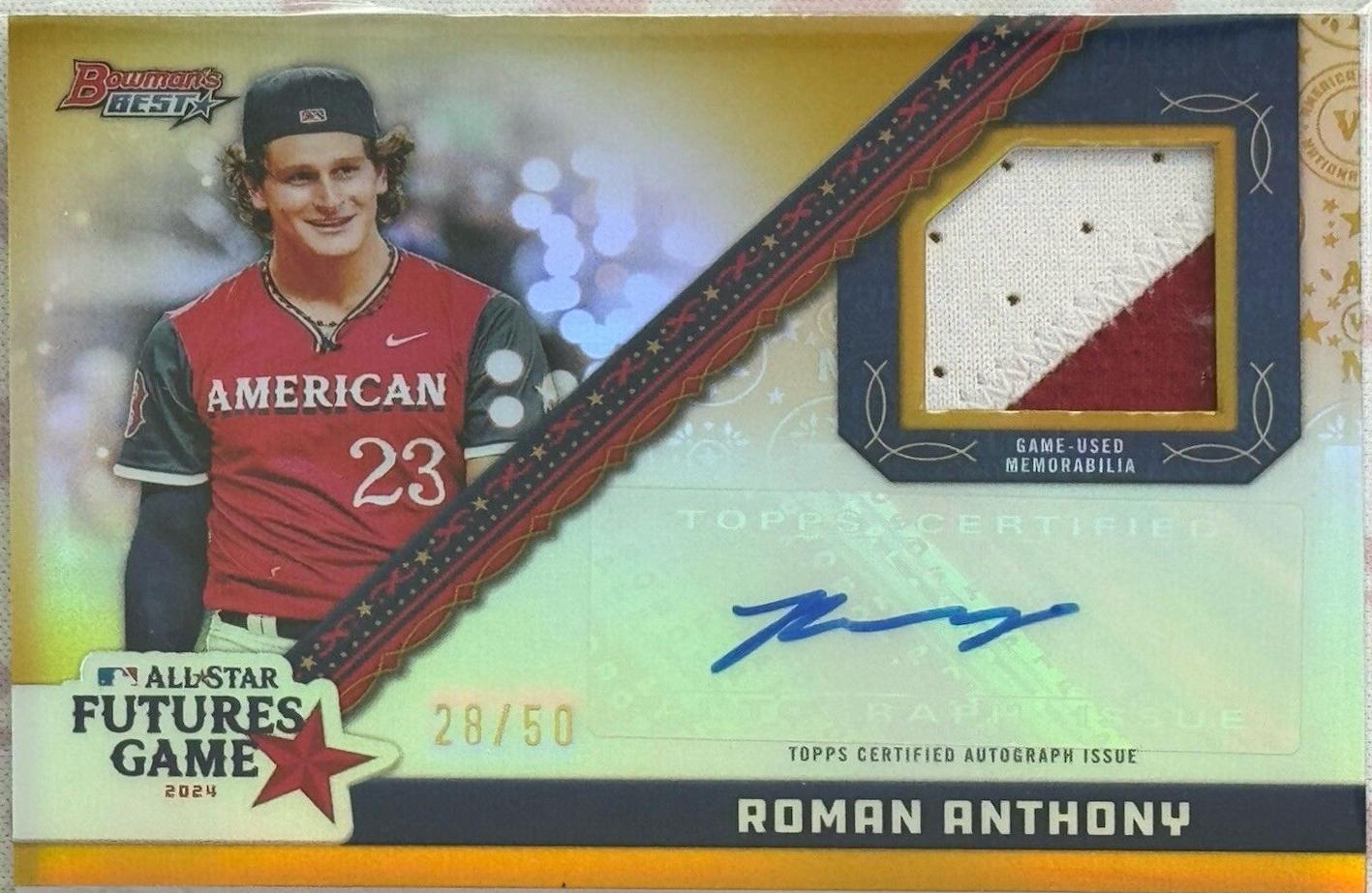 Roman Anthony [Gold Refractor] #FGRA-RA