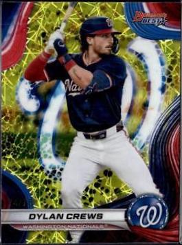 Dylan Crews [Yellow Lazer Refractor] #TP-30