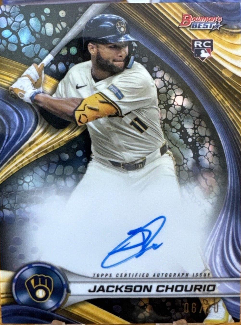 Jackson Chourio [Black Refractor] #B24-JC