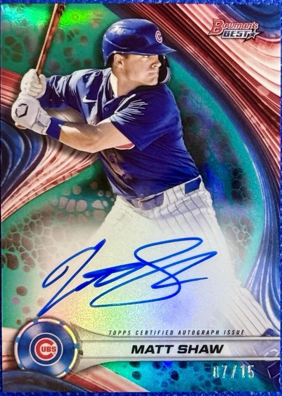 Matt Shaw [Teal Refractor] #B24-MS