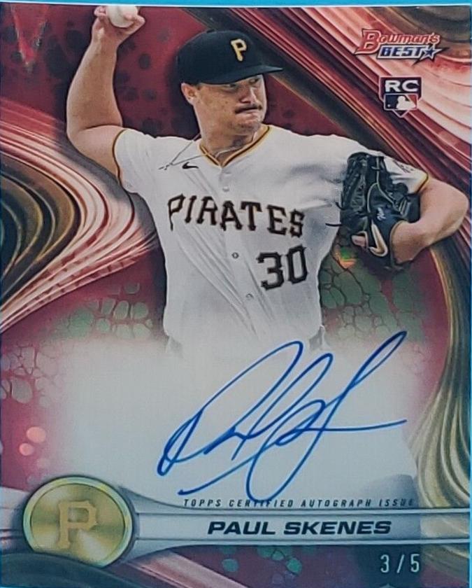 Paul Skenes [Red Lava Refractor] #B24-PS