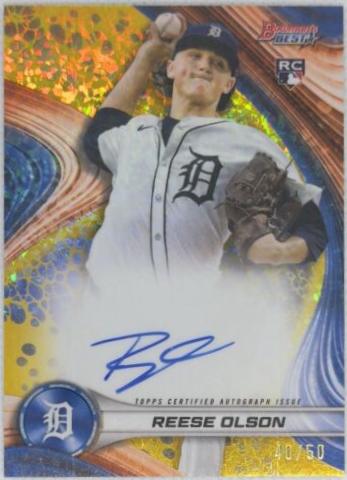 Reese Olson [Gold Mini-Diamond Refractor] #B24-RO