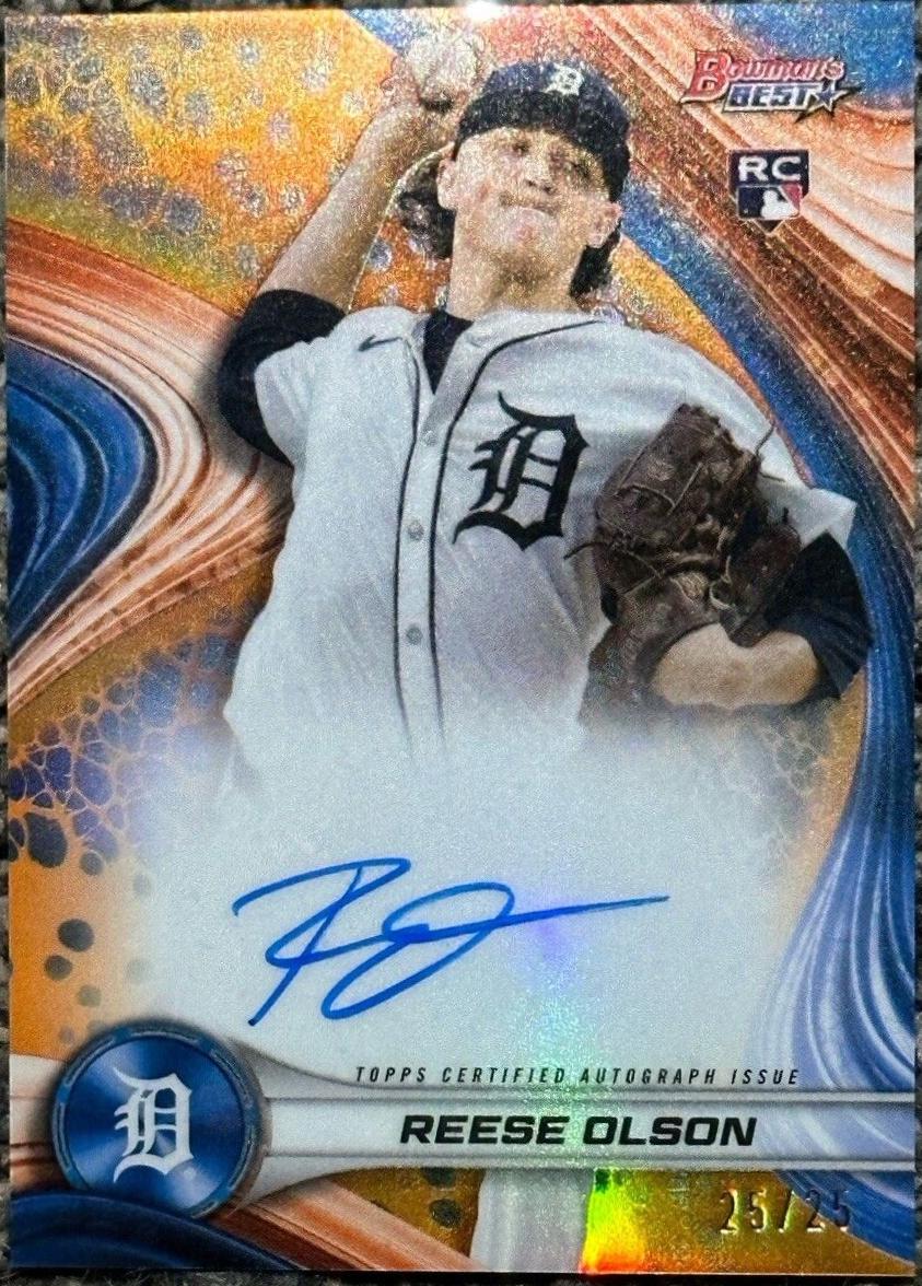 Reese Olson [Orange X-fractor] #B24-RO