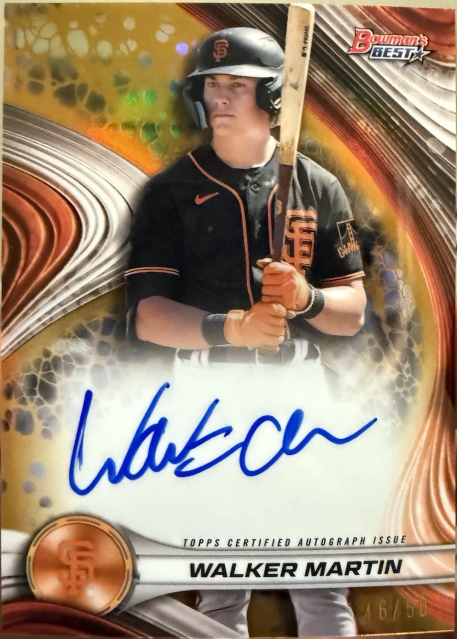 Walker Martin [Gold Refractor] #B24-WM