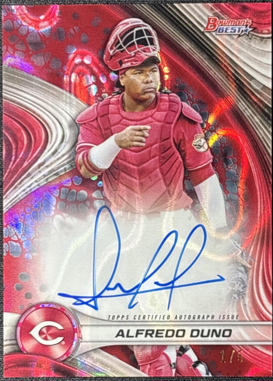 Alfredo Duno [Red Lava Refractor] #B24-AD