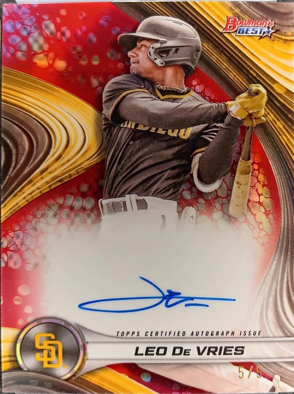 Leo De Vries [Red Refractor] #B24-LD