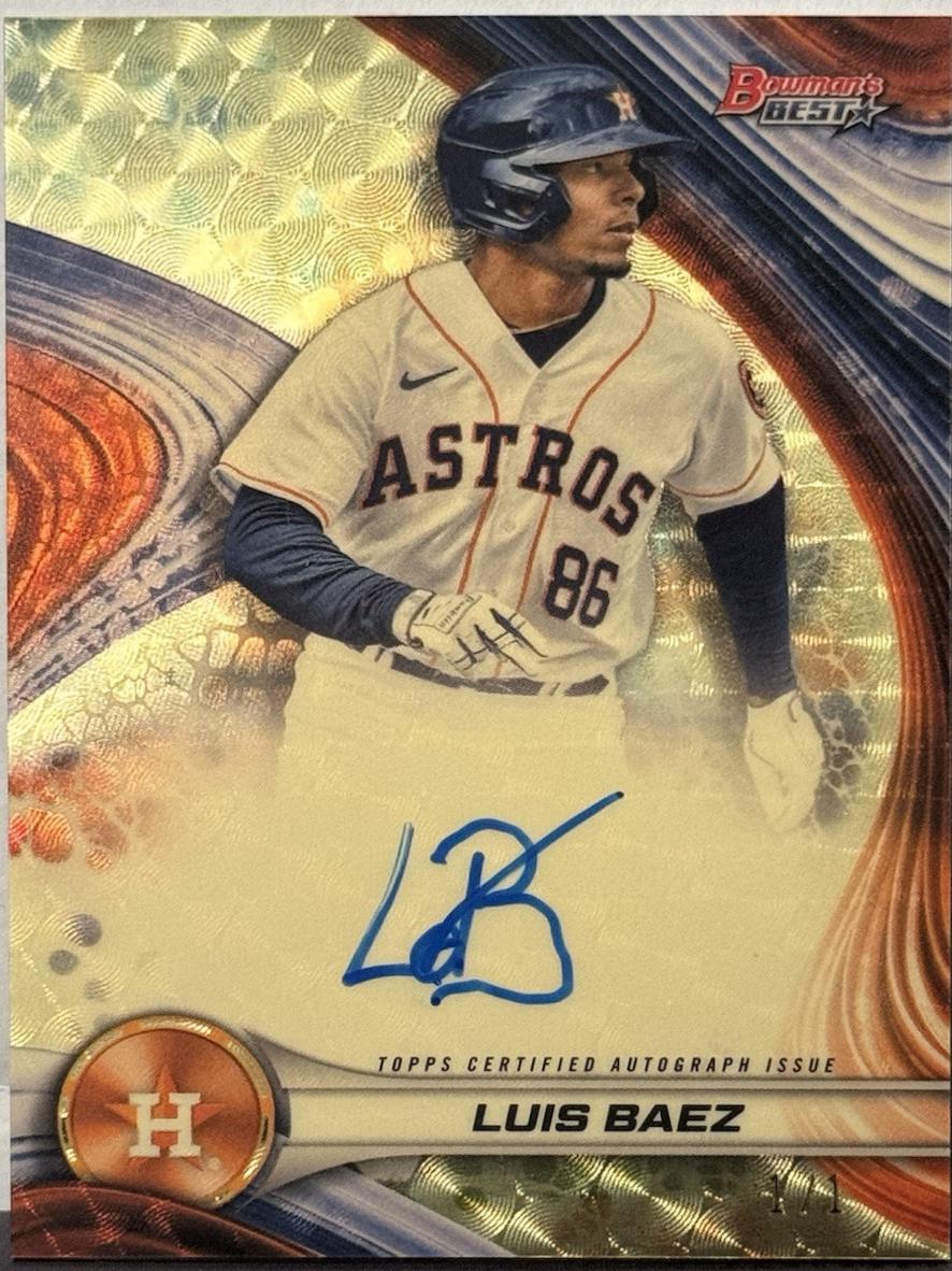Luis Baez [Superfractor] #B24-LB