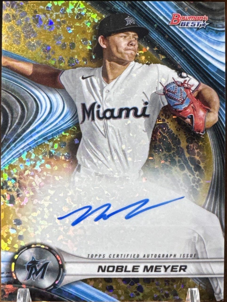 Noble Meyer [Gold Mini-Diamond Refractor] #B24-NM