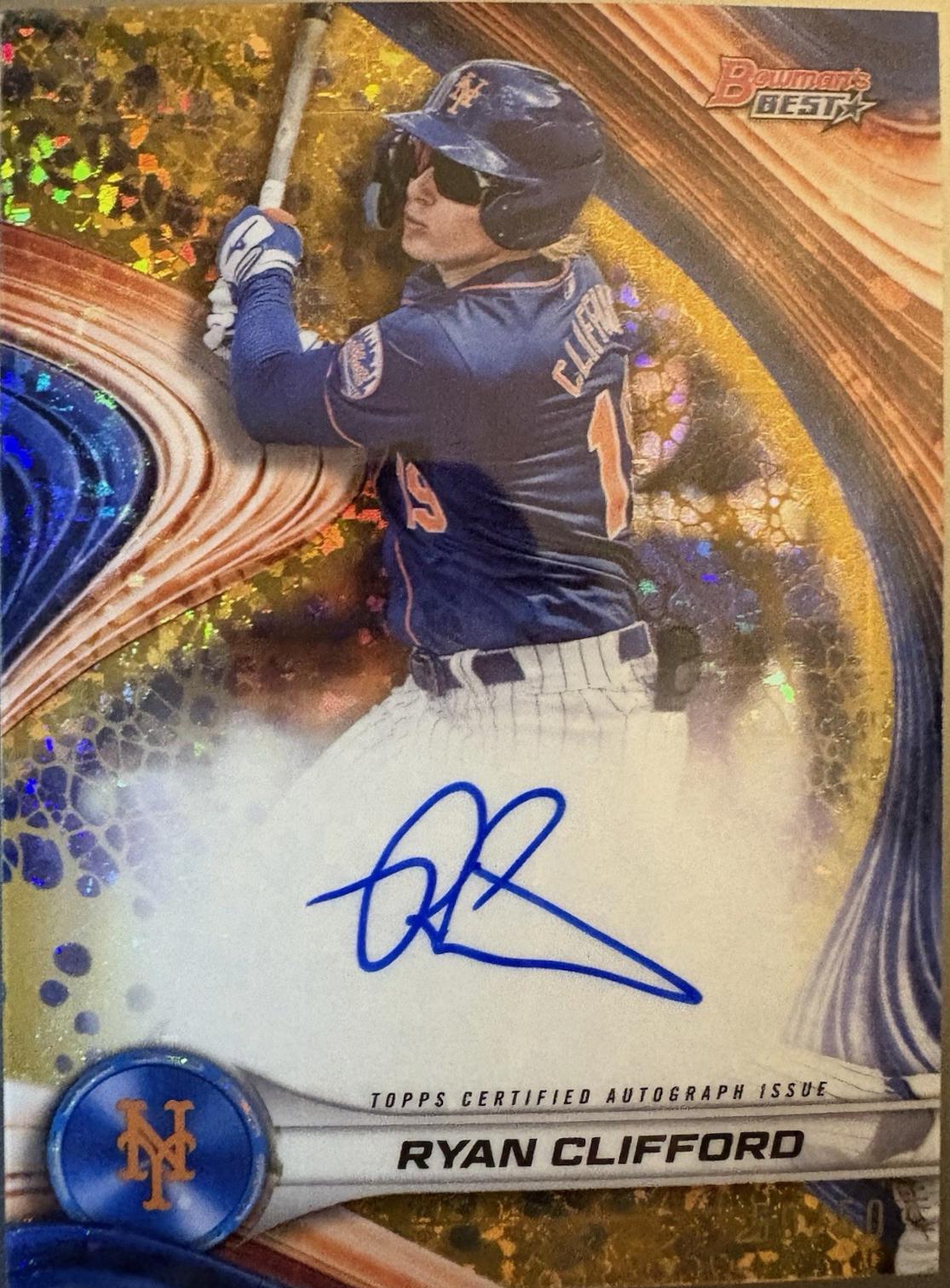 Ryan Clifford [Gold Mini-Diamond Refractor] #B24-RC