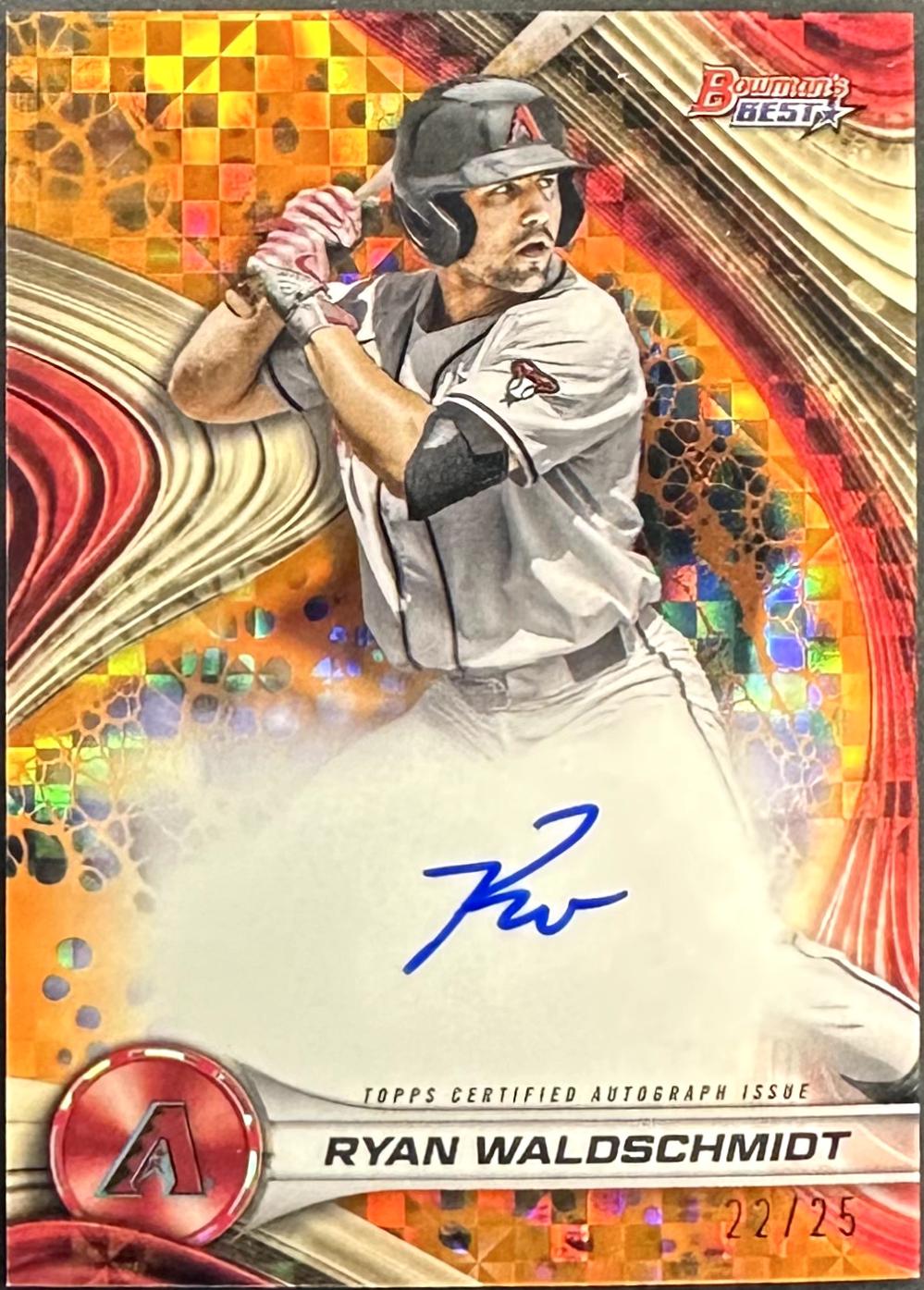 Ryan Waldschmidt [Orange X-Fractor] #B24-RW